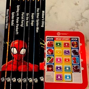 Spider-Man read to me books with reader